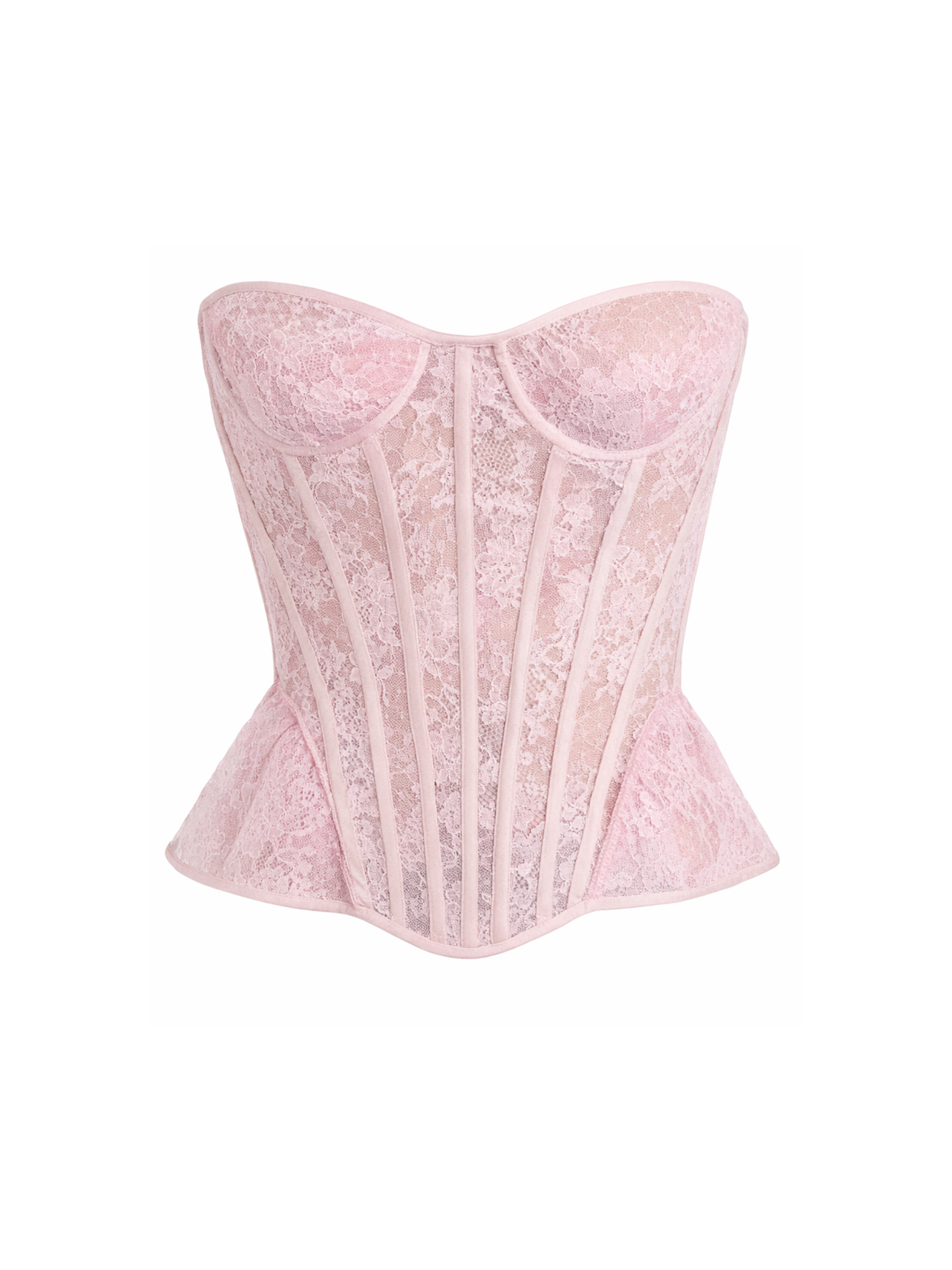BARDOT WOMEN Cristo Strapless Lace Bustier Lilac