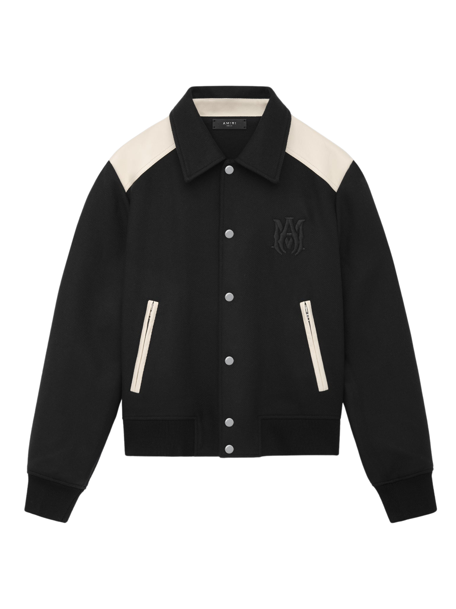 AMIRI MA Long-sleeved Casual Western Jacket Black