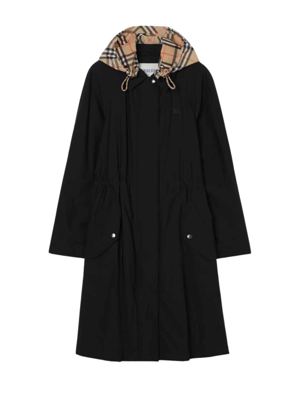 BURBERRY WOMEN Newbury Hooded Parka Black