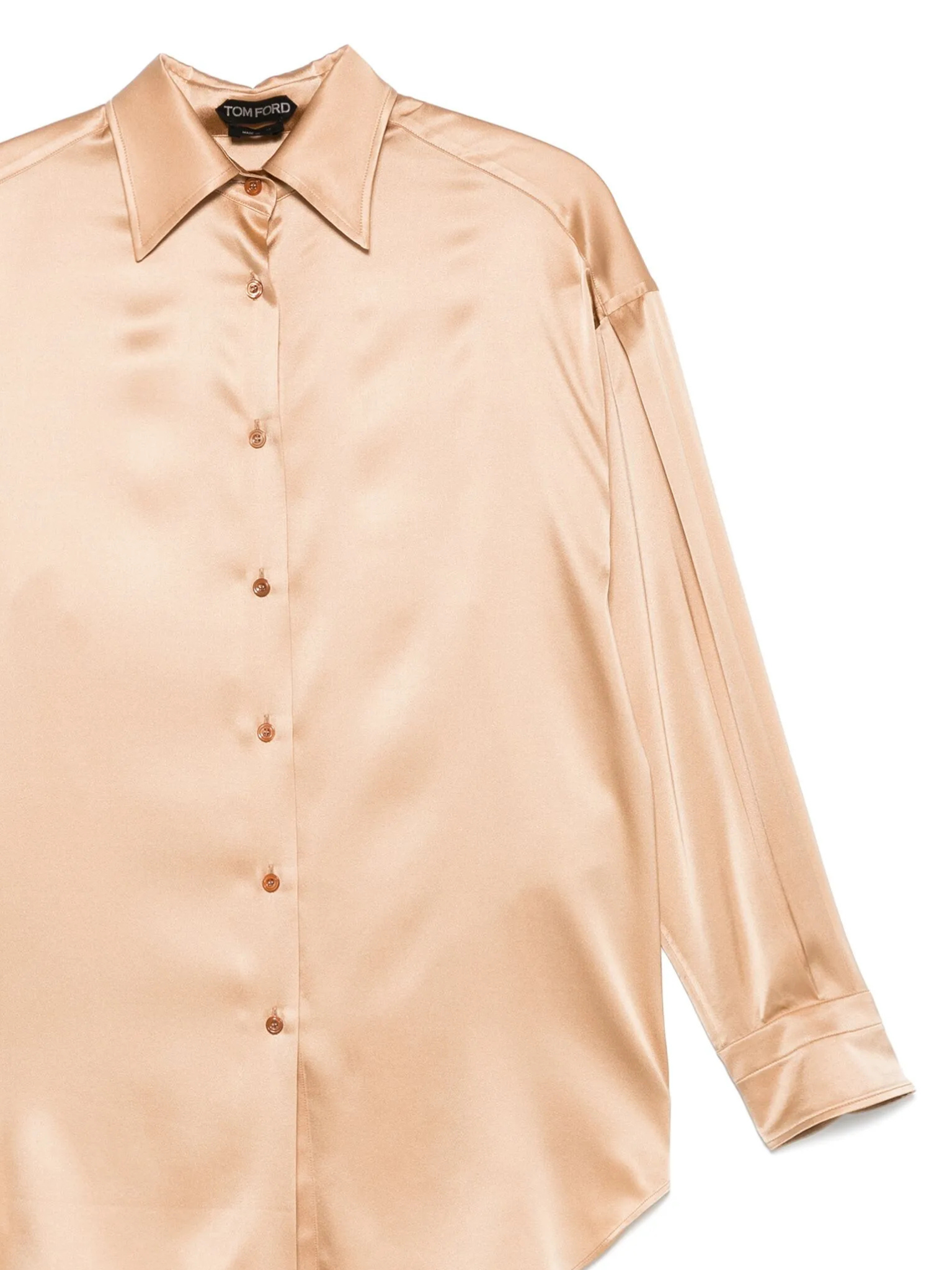 TOM FORD WOMEN Satin Shirt Light Beige