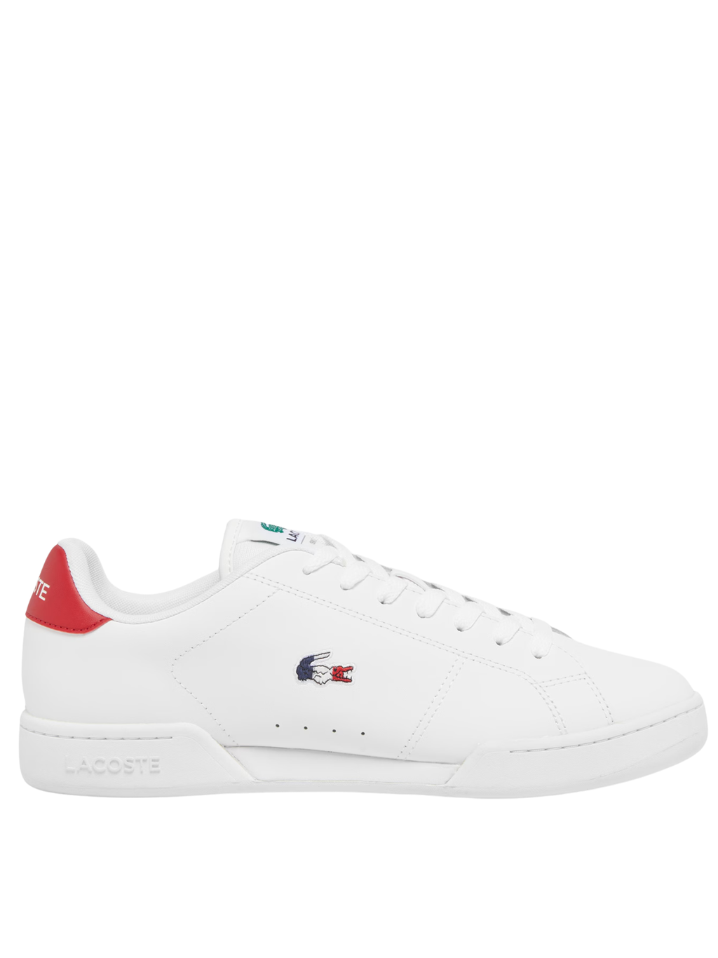 LACOSTE Carnaby Cup Leather Sneakers White/Navy/Red