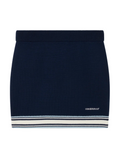 CASABLANCA WOMEN Merino Knit Tennis Skirt Navy
