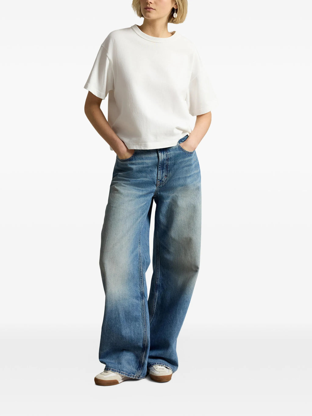 RALPH LAUREN WOMEN Relaxed Wide-leg Jeans Pali Wash
