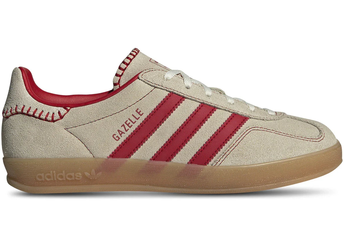adidas Gazelle Indoor Beige Better Scarlet (Women's)