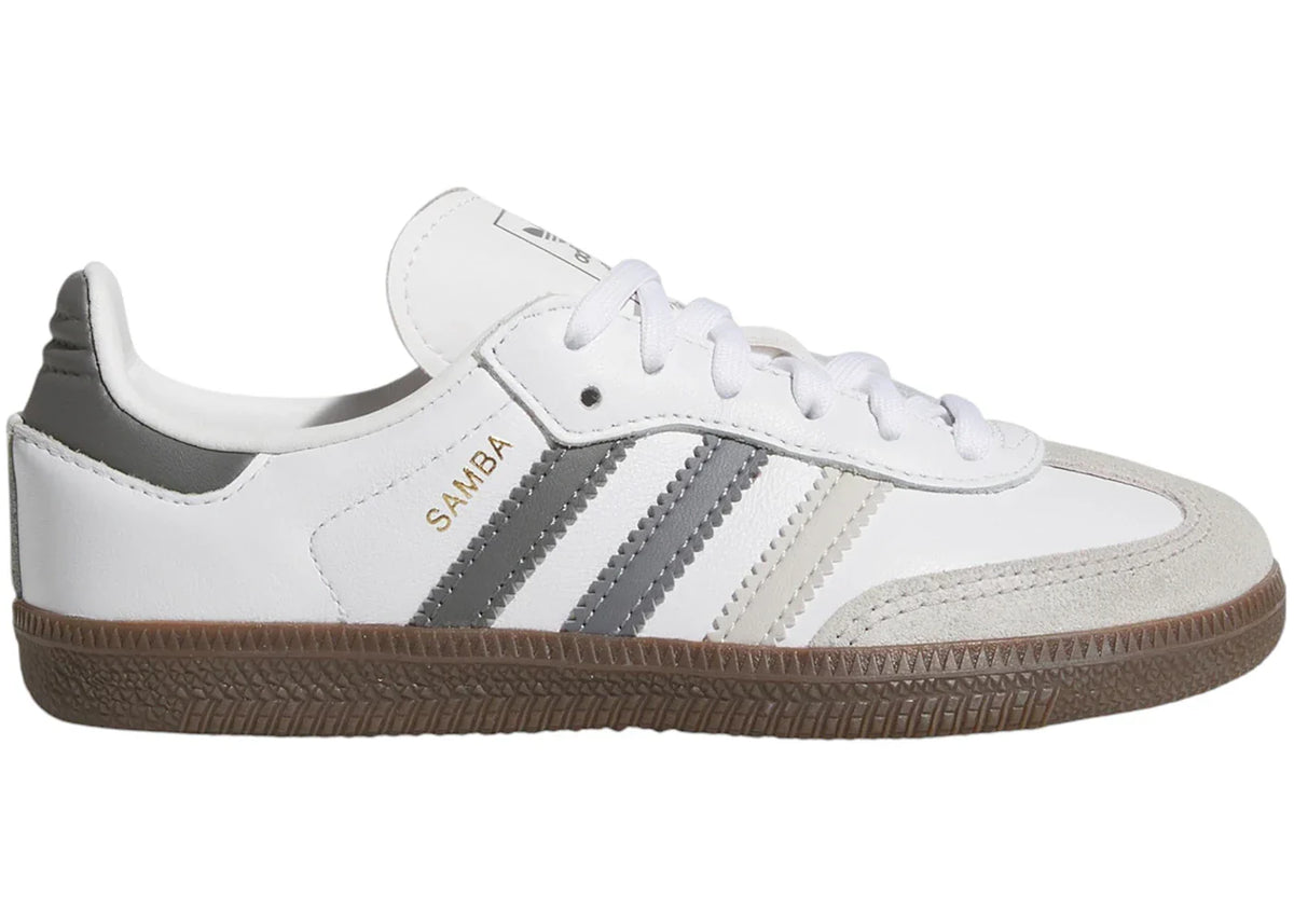 adidas Samba OG Cloud White Grey One Grey Three (PS)