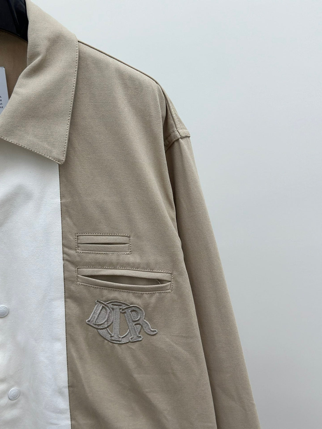 Khaki white Jacket