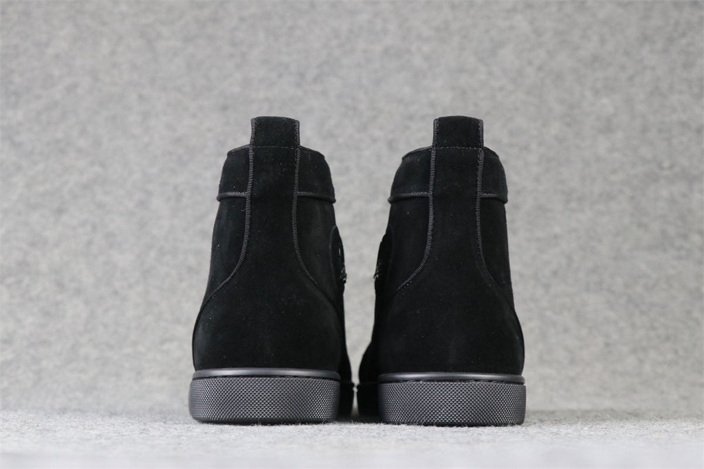 CL Lou Spikes Orlato High-Top ‘Black Suede’