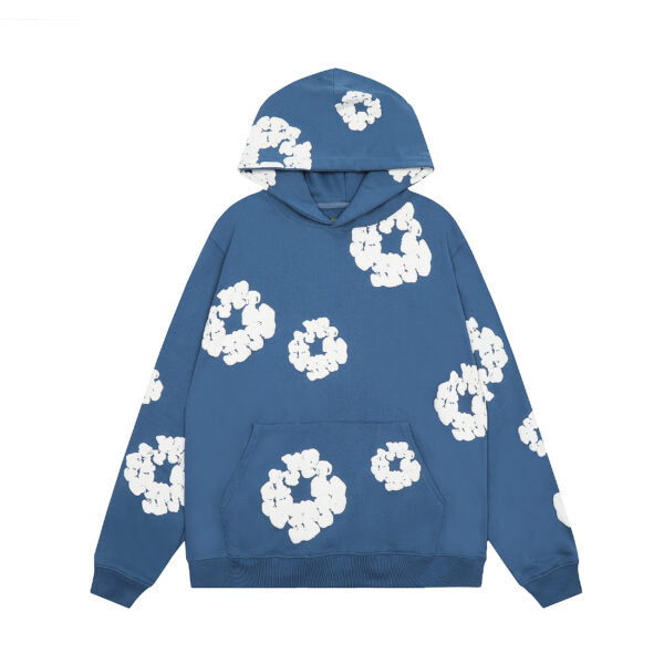 DENIM TEARS PRINTED 'COTTON WREATH' HOODIE