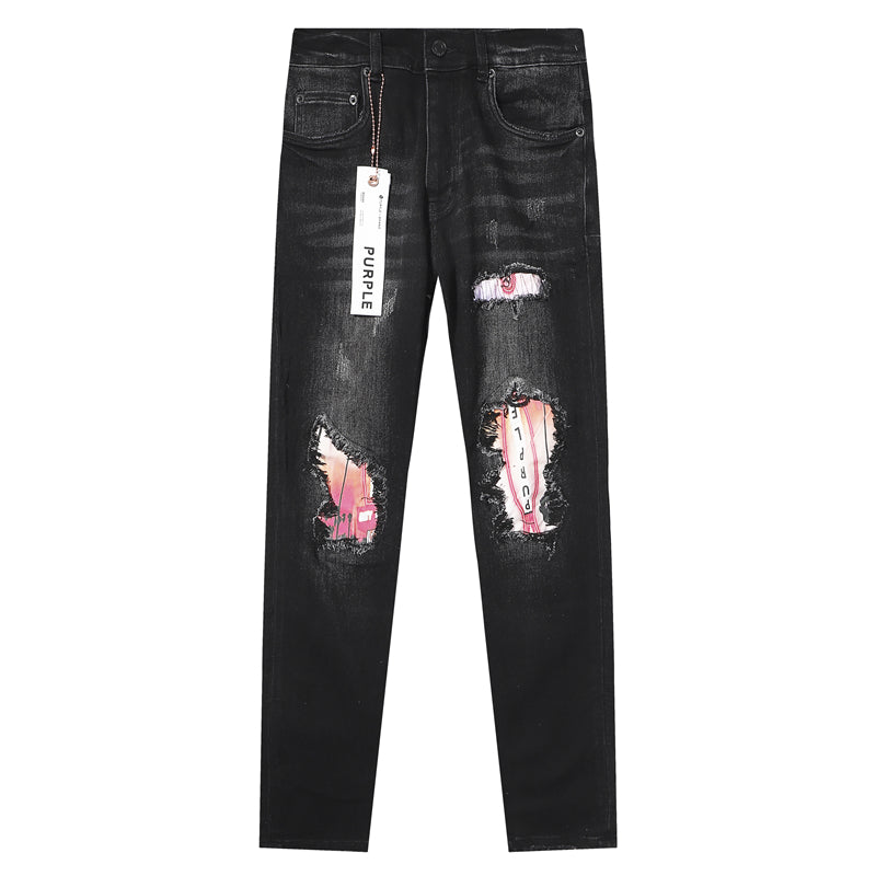 SOLLSALE-Purple Fashion Jeans