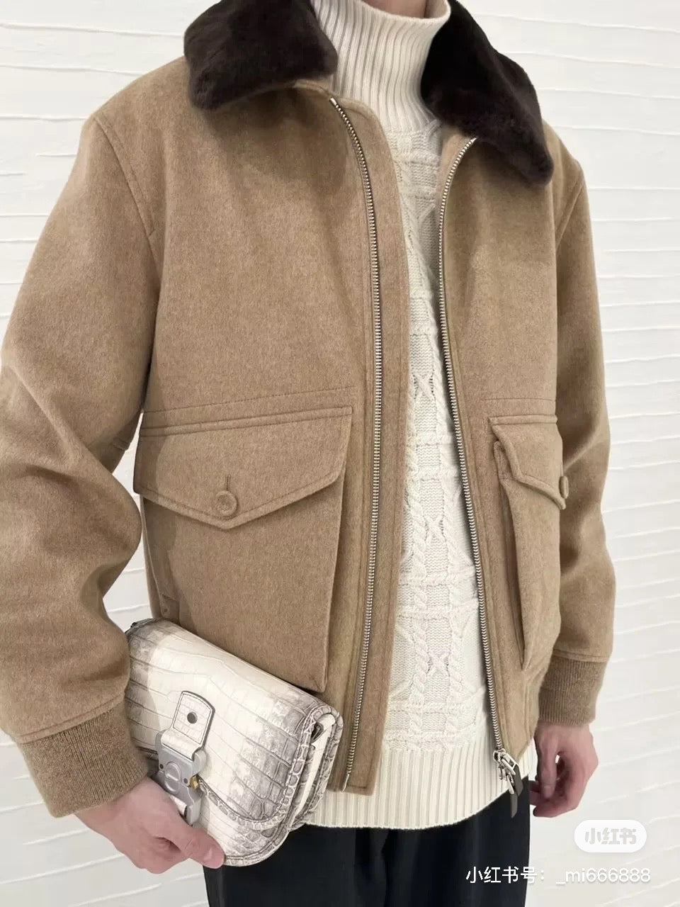 Grey and Brown Jacket