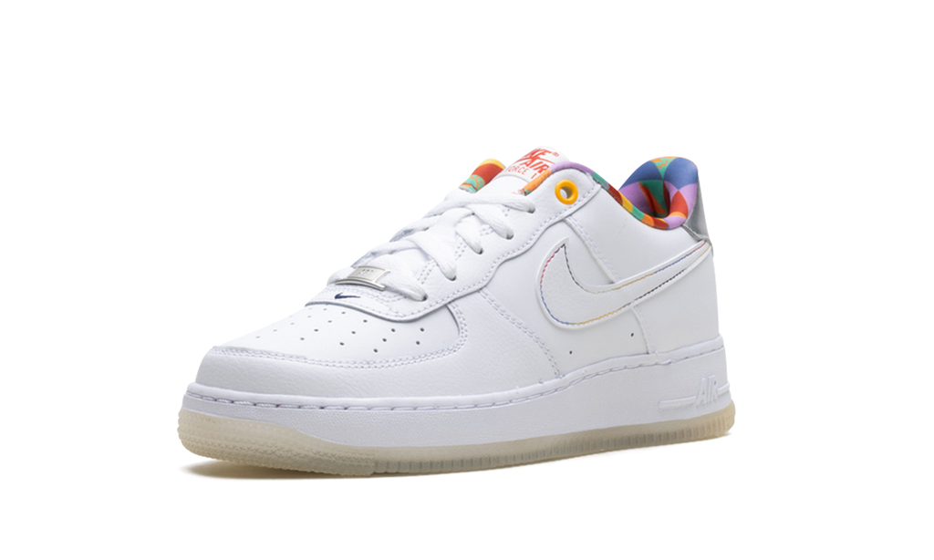 Air Force 1 Low LV8 GS "White Playful Print" FN8912 111