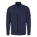 CP Company Broken Batavia Lens Shirt in Navy
