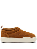 MOON BOOT Park Soft Suede Sneakers Cognac