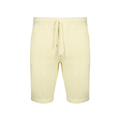 Cp Company Loose Fit Resist Dyed Logo Shorts In Yellow