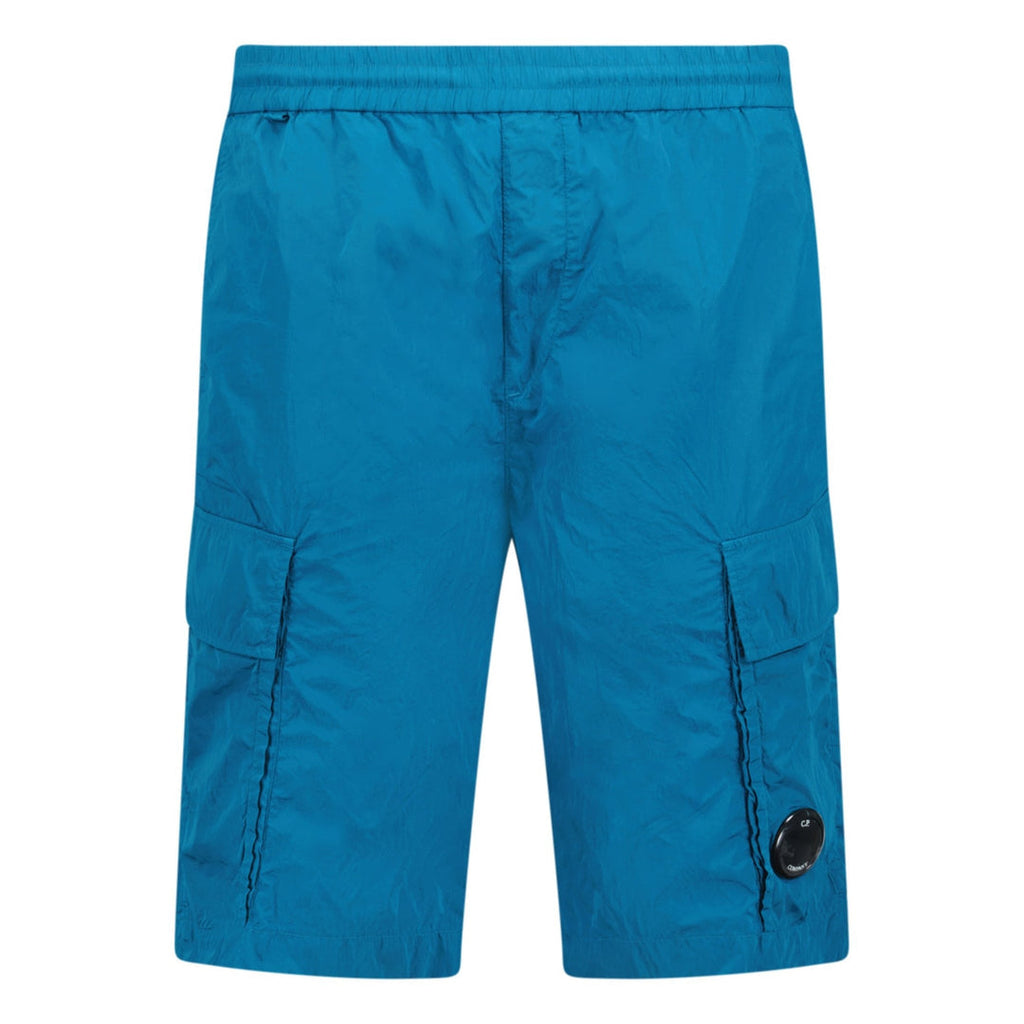 Cp Company 179A Chrome-R Cargo Shorts In Ink Blue