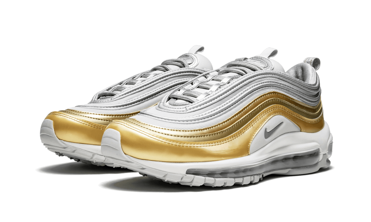 AIR MAX 97 SE WMNS "Metallic Gold/Metallic Silver" AQ4137 001